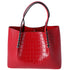 Christian Louboutin Small Cabarock Tote Crocodile Embossed Calfskin Spiked